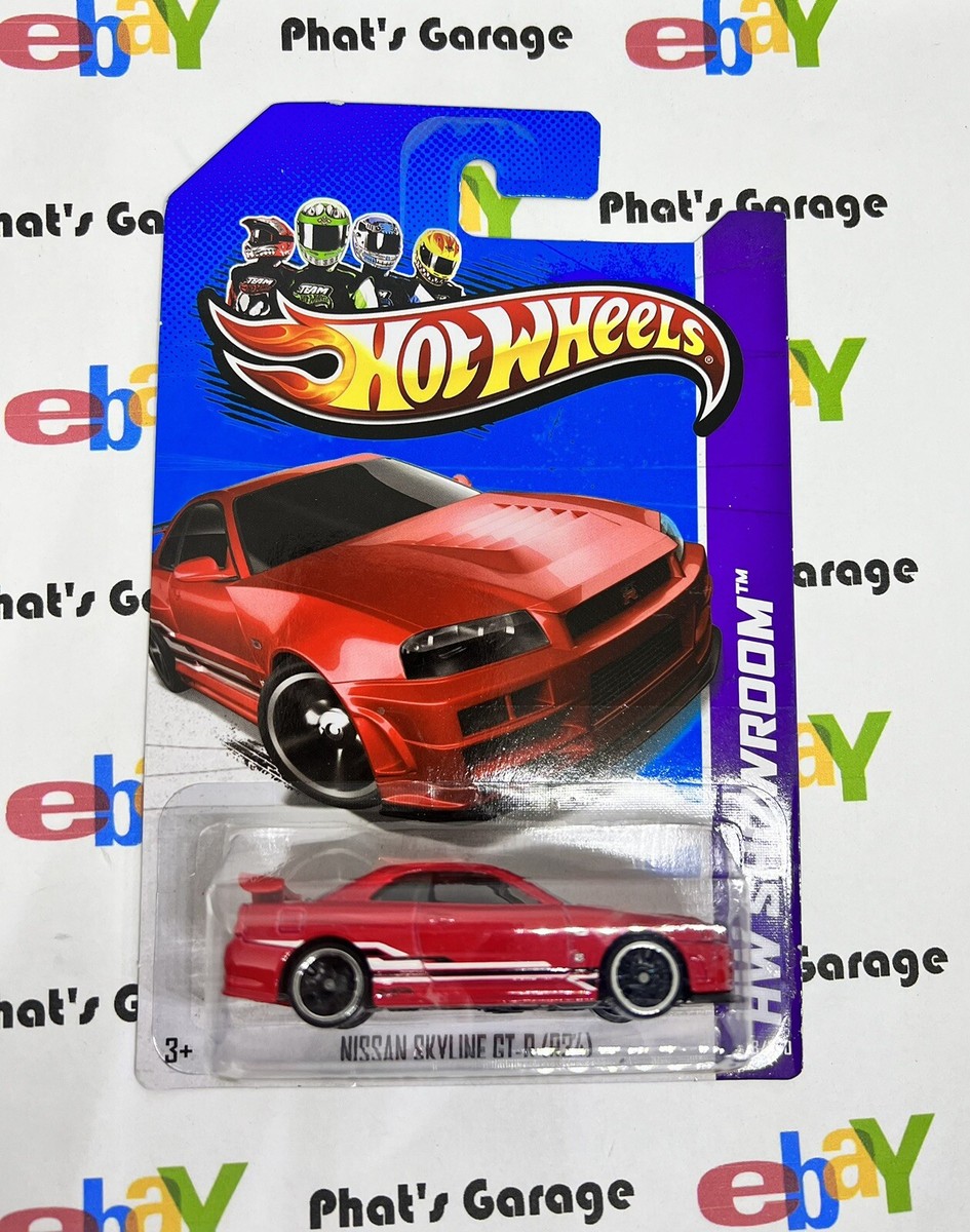 Hot Wheels HW Showroom Nissan Skyline GT-R (R34) Red From