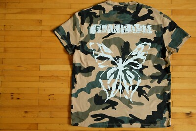 Valentino Men's Star/Camouflage Mariposa Camo Short Sleeve T-shirt