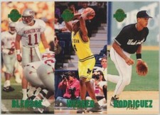 1993 Classic Four Sport Alex Rodriguez Rookie Chris Webber Drew Bledsoe #/65600