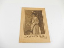 RARE VINTAGE ZIMMERMAN BROS. UNUSED MAIL-IN FILM DEVELOPING ENVELOPE