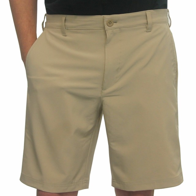 NEW IZOD Mens Golf KHAKI (Tan) Swing Flex Shorts MSRP 60 Size 42 Slim