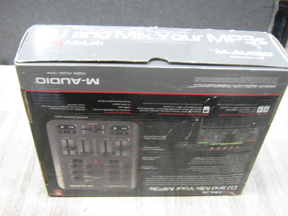 M-AUDIO TORQ MIXLAB MIX LAB DIGITAL DJ SYSTEM MP3s USB BRAND NEW FREE SHIPPING - Image 2 of 4