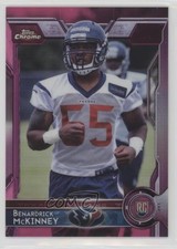 2015 Topps Chrome Rookies BCA Pink Refractor /399 Benardrick McKinney #132 0a1