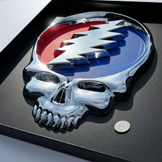 NEW Grateful Fred Mega Stealie & Badge