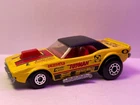 VINTAGE 1975 MATCH BOX SUPER FAST DODGE CHALLENGER YELLOW D/170 PRO