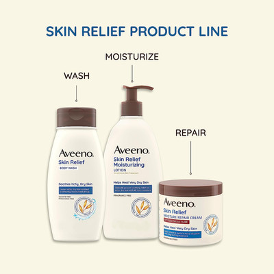 Skin Relief Intense Moisture Repair Body Cream with Triple Oat & Shea Butter ...