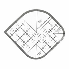 Curved Corner Cutter Ruler, Quilting Sewing Ruler, Sewing Patchwork Template for