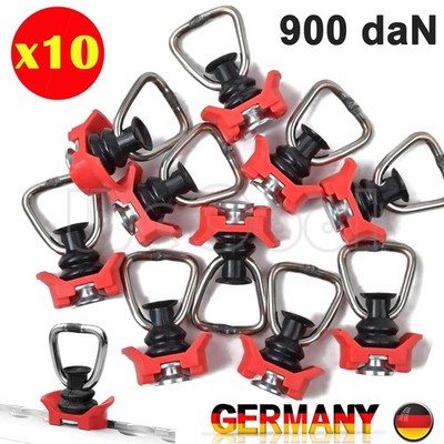 10x Single Endfitting Endbeschlag für Airlineschienen Zurrschienen LC 500 daN