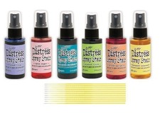 Ranger Tim Holtz Distress Spray Bundle - Twisted Citron, Spun Sugar, Squeezed...