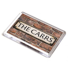 FRIDGE MAGNET - The Carrs - Street Sign Design