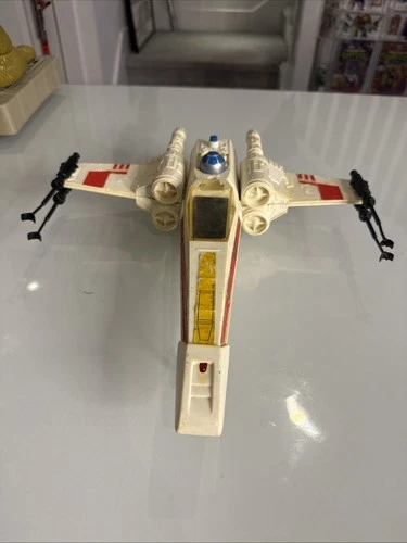 Vtg Star Wars X-Wing Vehicle Complete From Hong Kong 1978 Kenner Working!