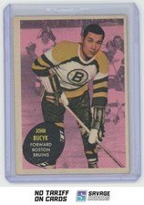 1961-62 Topps Johnny Bucyk #8 Boston Bruins