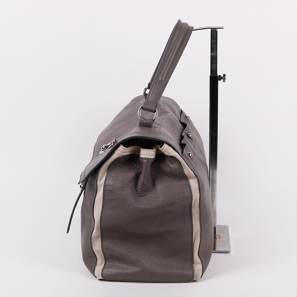 Borsa Saint Laurent M 2 manico superiore grigia 229563 64547431