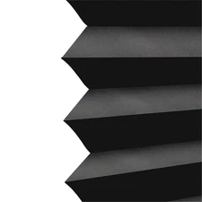 6 Pack Black Pleated Paper Blinds Adhesive Paper Shades No Tools No Drill
