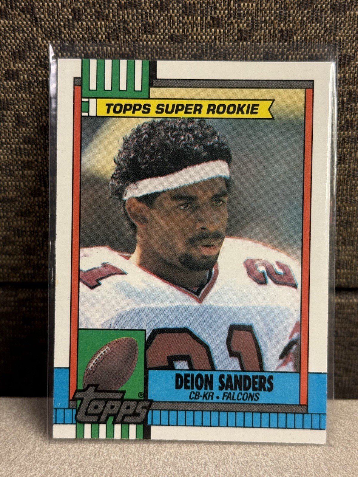 Deion Sanders #469 Supr Rookie - 1990 Topps