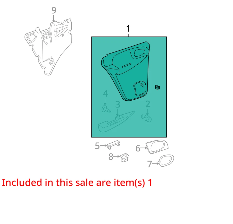 Panel Chevrolet Trailblazer 2004 15101263 - nuevo fabricante de equipos originales 15101263 Foto 2 de 3