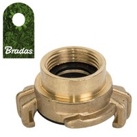 Geka-System Schnellkupplung Innengewinde Klauenkupplung 1' Messing Bradas 4