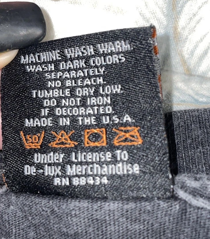 Винтажная мужская футболка 2000 Harley-Davidson Lexington KY Eagle Wolf Moon Cycle США - Изображение 4 из 4