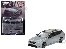 BMW M5 TOURING BROOKLYN GRAY 1/64 DIECAST MODEL CAR BY MINI GT MGT01096