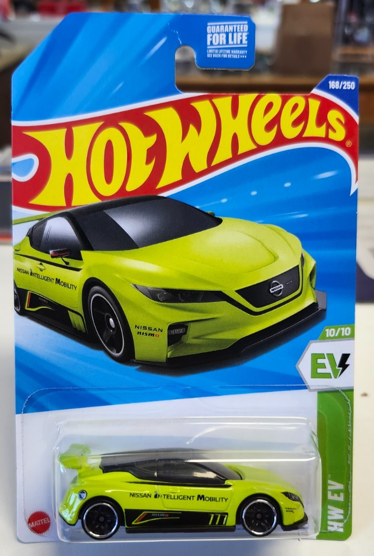 Hot Wheels HW EV 10/10 Nissan Leaf Nismo RC_02 in Green 168/250