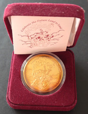 DISNEY 'CELEBRATE THE FUTURE LAND TO LAND' BRONZE COIN 2000 LIBERTY MINT