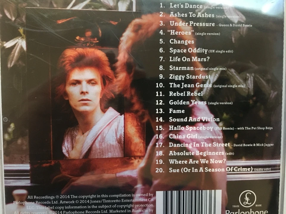 DAVID BOWIE - Nothing Has Changed Best Of CD 2014 Parlophone AS NEW! - Image 2 of 2