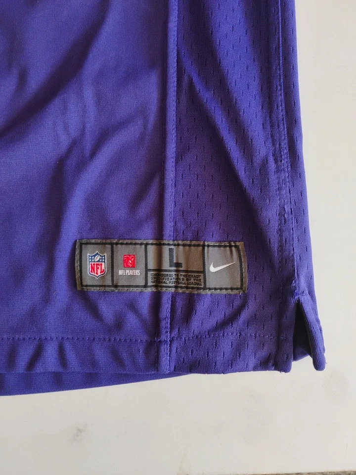 Camiseta deportiva cosida Terrell Suggs #55 Baltimore Ravens Nike On Field talla juvenil L Foto 2 de 4