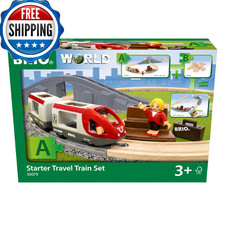 Brio Starter Travel Train Set Wooden Toy Train Set For Kids Aged 3 Years Up