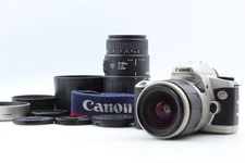 [Exc+5]  Canon EOS Kiss Film Camera W/ 28-80mm 70-300mm From JAPAN