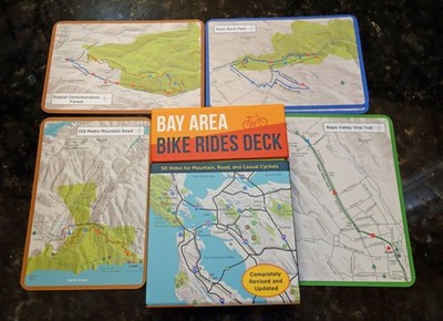 Bay Area Bike Rides Deck Revised Edition Route Cards San Francisco New