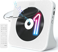 CD Player Portable with Speakers - Homlab Blutooth Desktop CD Players for Home w