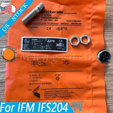 New For IFM IFS204 10-30VDC 4-Pin 4mm Inducti...