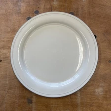 Lenox USA Chinastone GREY PINSTRIPES Dinner Plate 10 3/4 in 1 ea    4 available