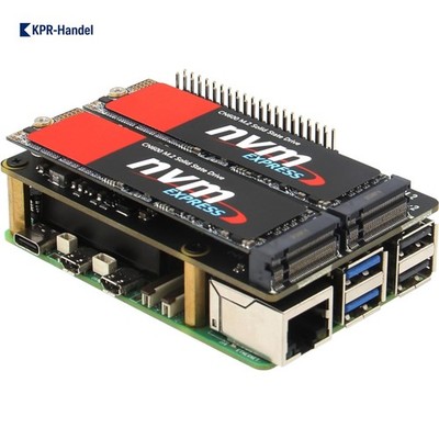 Kompaktes X1004 M.2 NVMe Shield für Raspberry Pi 5   Einfache Installation