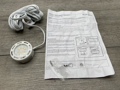 Volume Lighting V6063-6 3''W Under Cabinet Puck Light - 3000K - White