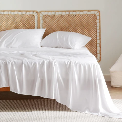 Bedsure Bamboo Queen Sheet Set - 100% Viscose from Bamboo Sheets, 16" Deep