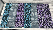 LOT OF 6 VINTAGE 100 COTTON BANDANAS / HANKERCHIEFS-MULTI COLOR-BRAND NEW  11