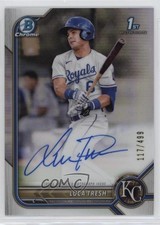 2022 Bowman Chrome Prospect Refractor 117/499 Luca Tresh #CPA-LTS Auto 0sm1