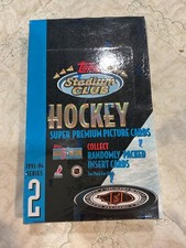 1993-94 93-94 Topps Stadium Club NHL Hockey Series 2 Factory Sealed Box *Inserts