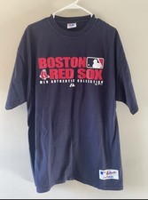 Majestic MLB Authentic Collection Boston Red Sox VTG 2007 Graphic T-Shirt Men XL