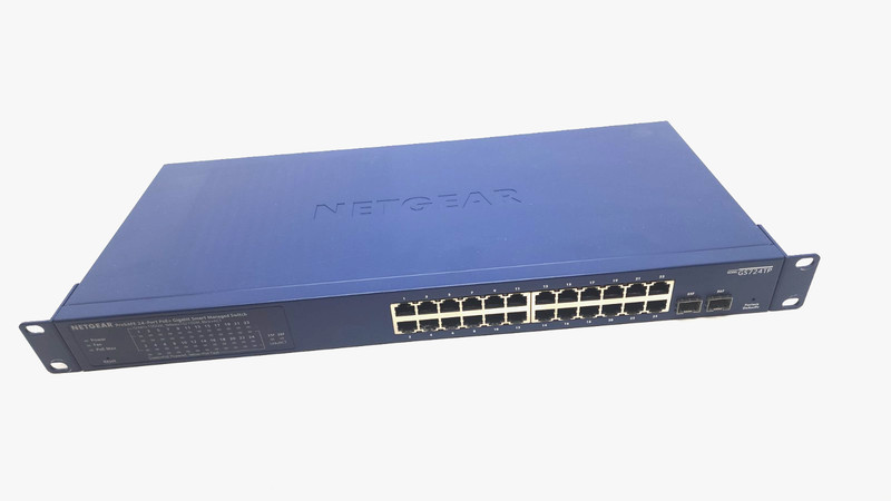 Netgear ProSafe 24+2-Port Smart Ethernet Switch Rack Mountable GS724TP V2 NR