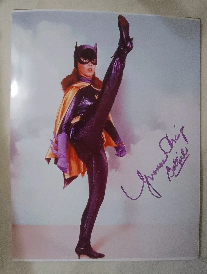  Yvonne Craig Autograph 8x10 Signed Photo reprint BATGIRL FREE SHIPPING  - Image 2 of 2
