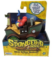 SpongeBob Movie Bikini Bottom Boaters Mr Krabs Vehicle Playset Nickelodeon NEW