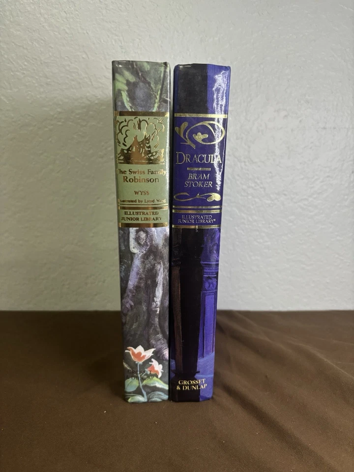 Grosset Illustrated Junior Library Books For Kids Lot Of 2 Classic Literature - Image 3 of 4