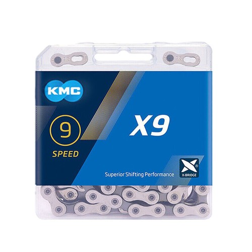 Fahrradkette KMC Hochleistungskette für Fahrrad MTB und Race 9-Speed KMC - Bild 2 von 6
