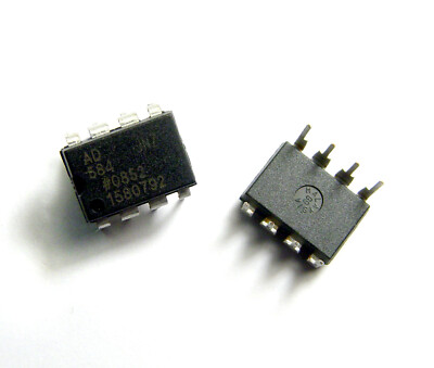 2x Analog Devices AD584 JNZ / AD 584 JNZ Spannungs-Referenz IC, DIL8, NOS