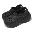 Crocs Stomp Clog Black Men Unisex Casual Slip On Platform Sandal 209347-001