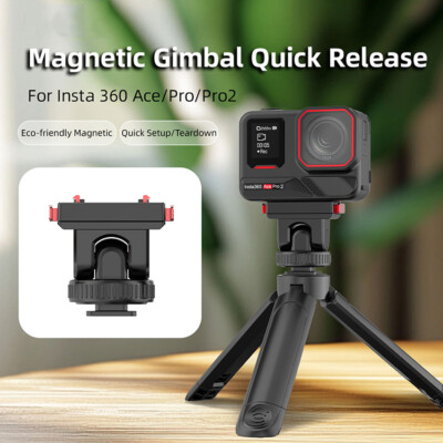 Magnet Gimbal Schnellspanner Base Cold Shoe Expansion für Insta360 Ace/Ace Pro2