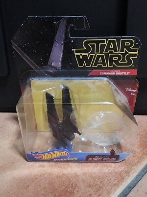 Star Wars Hot Wheels Die Cast Starships - Command Shuttle