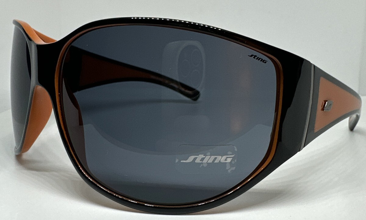 NEW Vintage STING 6299 Shield Sunglass Italy Large Oversized